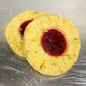 Pistachio and Jam Cookies